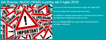 nuovi orari nuovi orari