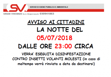 disinfestazione