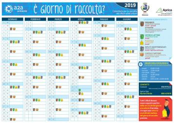 calendario raccolta calenedario raccolta